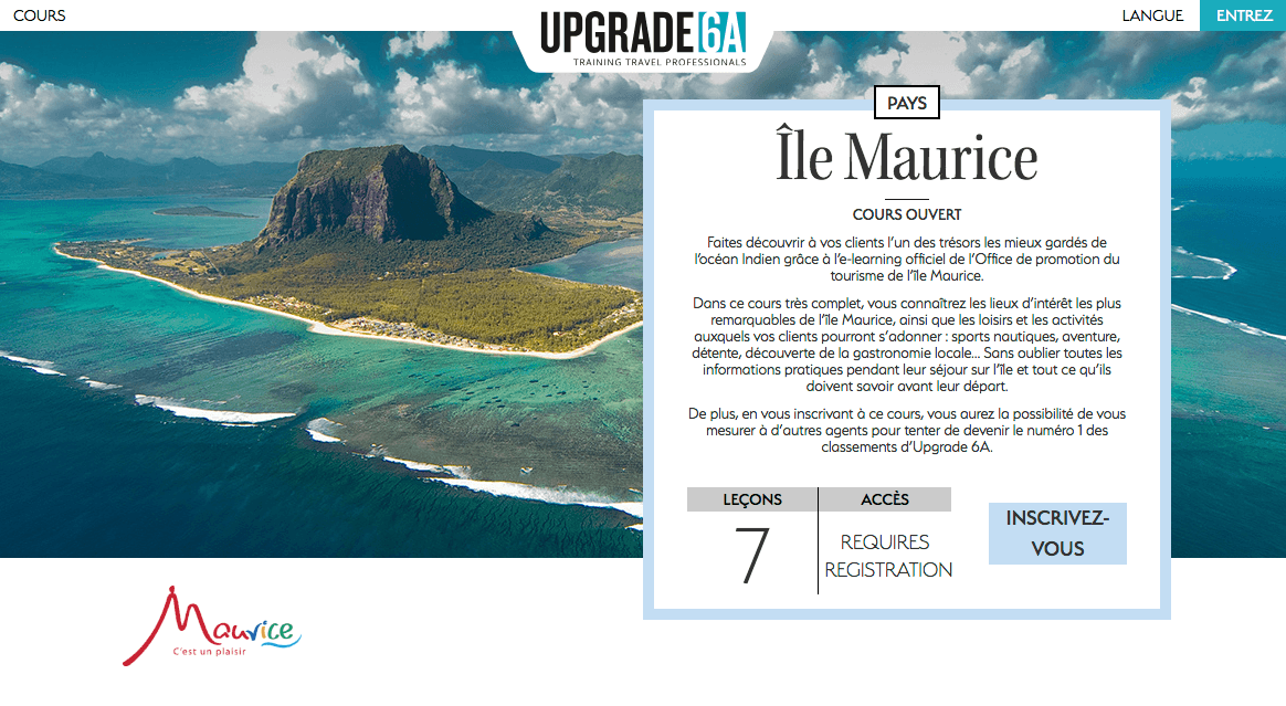 Un e-learning pour mieux vendre l’île Maurice