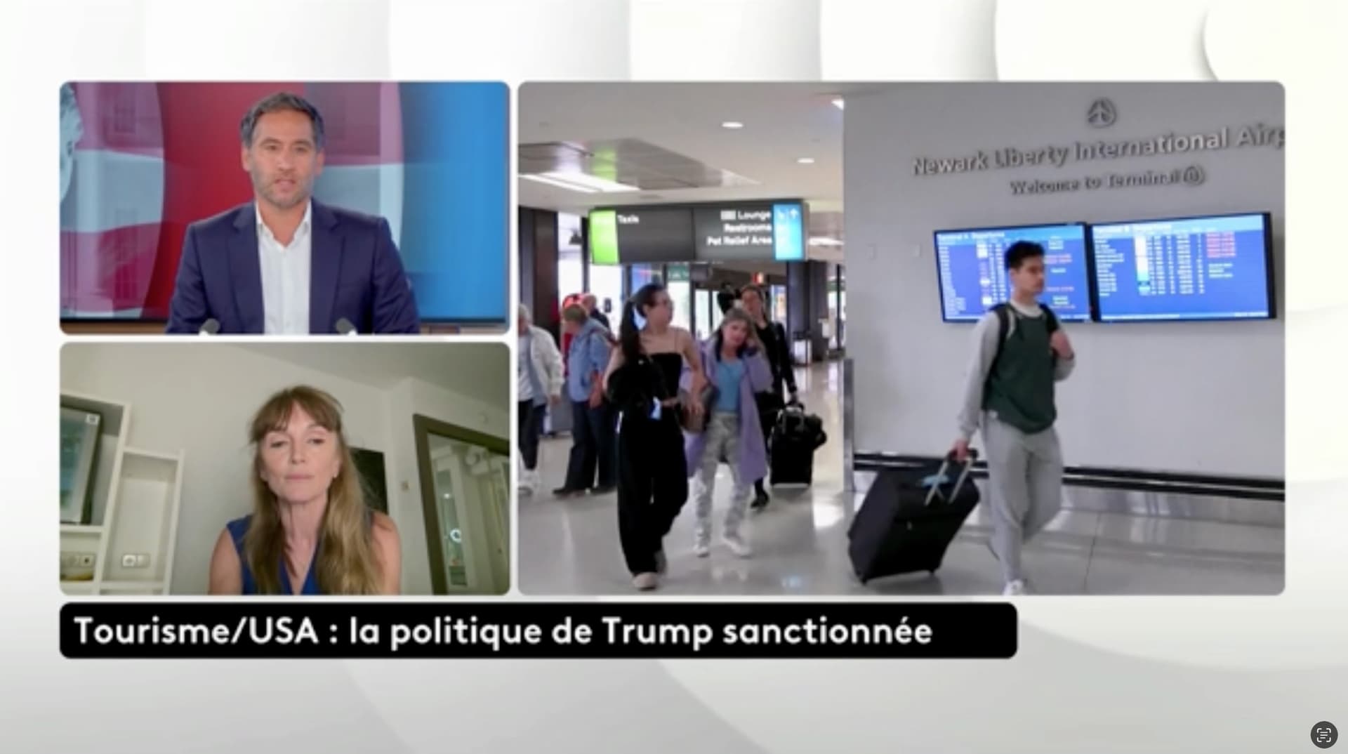La politique de Trump sanctionnée - Linda Lainé sur Franceinfo