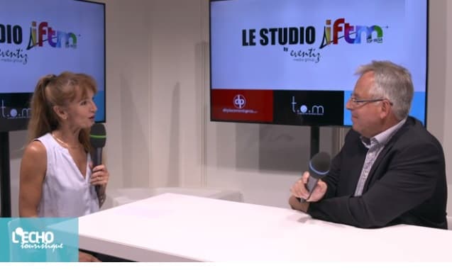 Linda Lainé (L'Echo touristique) et Jürgen Bachmann (Seto)