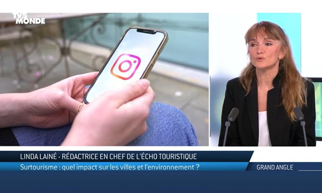 Linda Lainé, rédactrice en chef de L'Echo touristique, était sur le plateau de TV5Monde le mardi 8 juillet 2024.