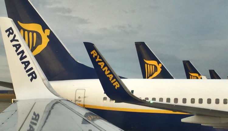 Des avions Ryanair sur le tarmac