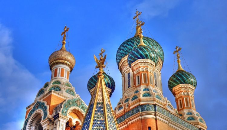 Cathédrale Saint-Basile en Russie.