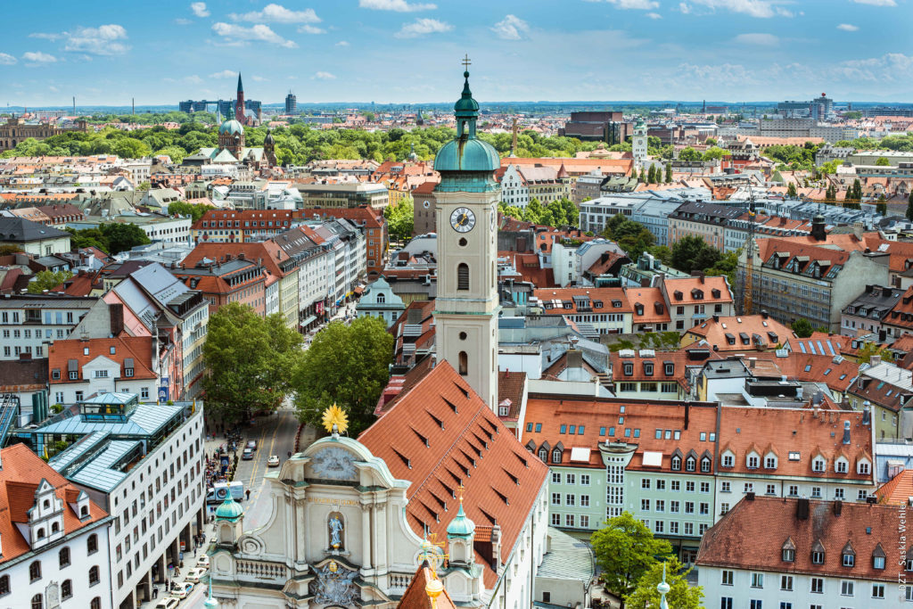 Blick Richtung Viktualienmarkt