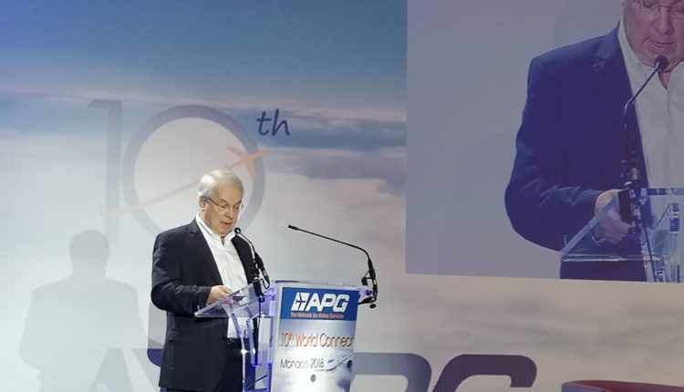 Marc Rochet lors de l'APG World COnnect