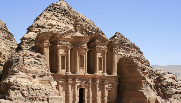Ruines de Petra en Jordanie