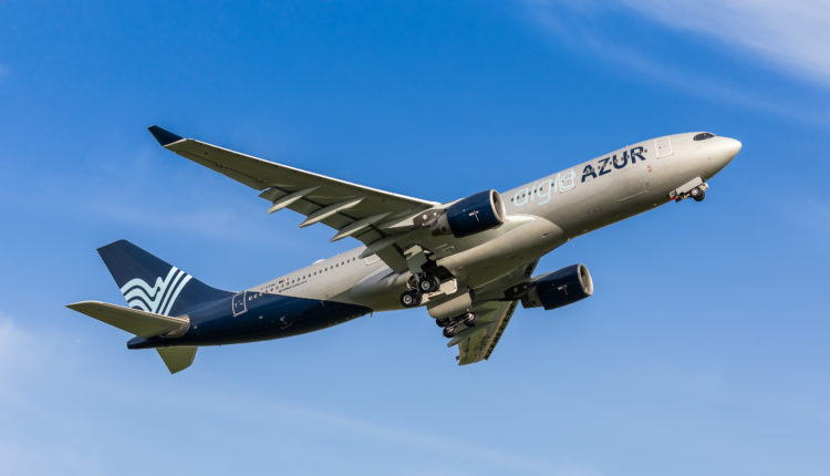 Un avion Aigle Azur.