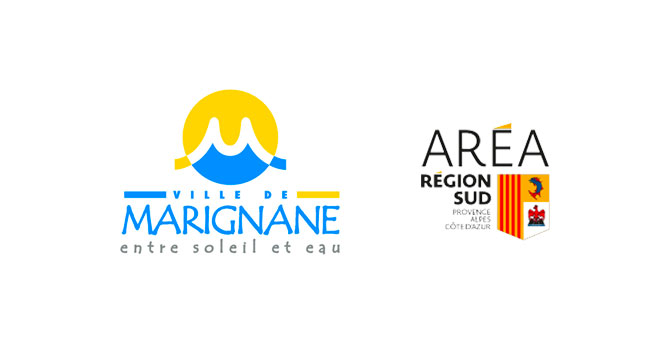 Logo marignane + Area région sud