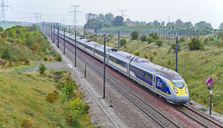 Photo d'un train Eurostar