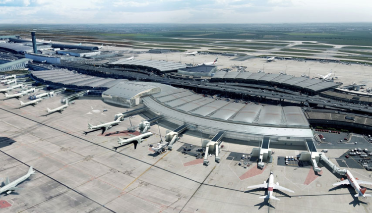 Photo d'un terminal de l'aéroport de Roissy