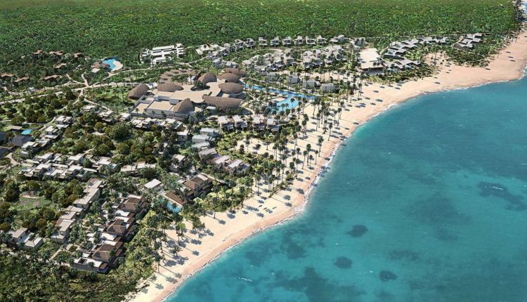 Vue aérienne d'un Club Med, en République Dominicaine