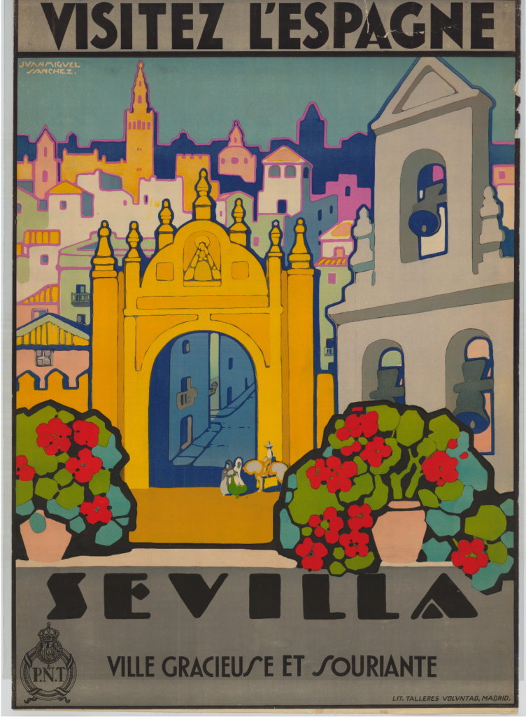 Affiche Visitez l'Espagne Seville