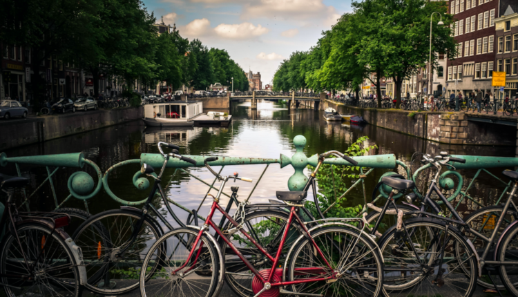 Insolite : pêche au plastique, sur les canaux d'Amsterdam