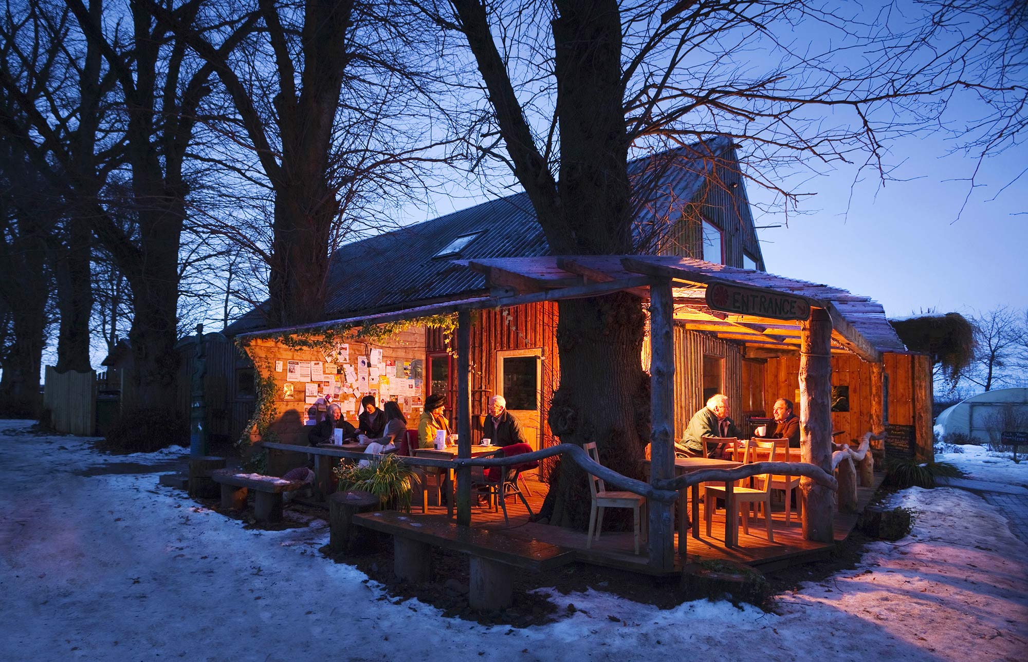 The Pillars of Hercules - an organic farm shop and cafe, Falkland, near Cupar, Fife