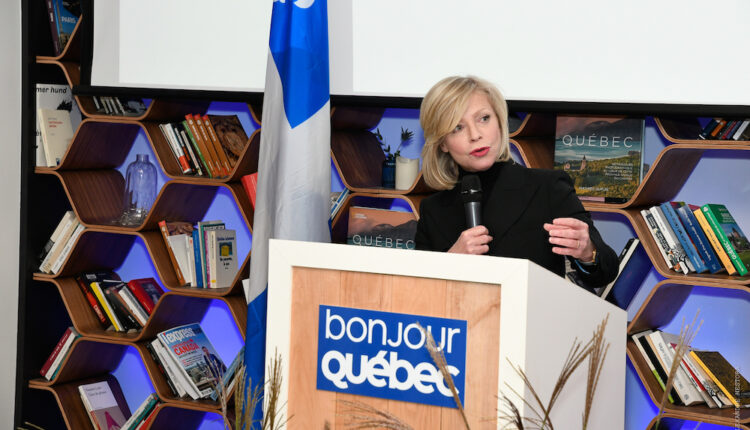 Caroline Proulx, ministre du Tourisme du Québec : "Nos clientèles nous demandent d'avoir un développement touristique responsable"