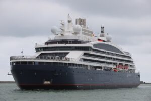 Le Commandant Charcot, lors de son escale au Havre. © Guillaume Rueda