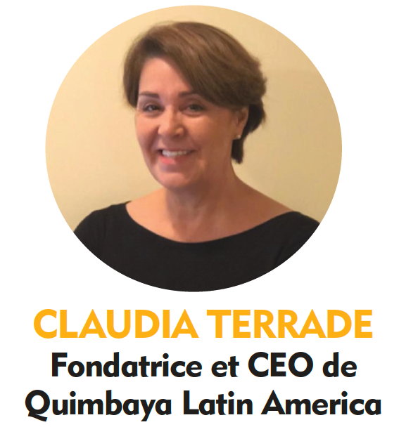 Claudia Terrade, Fondatrice et CEO de Quimbaya Latin America