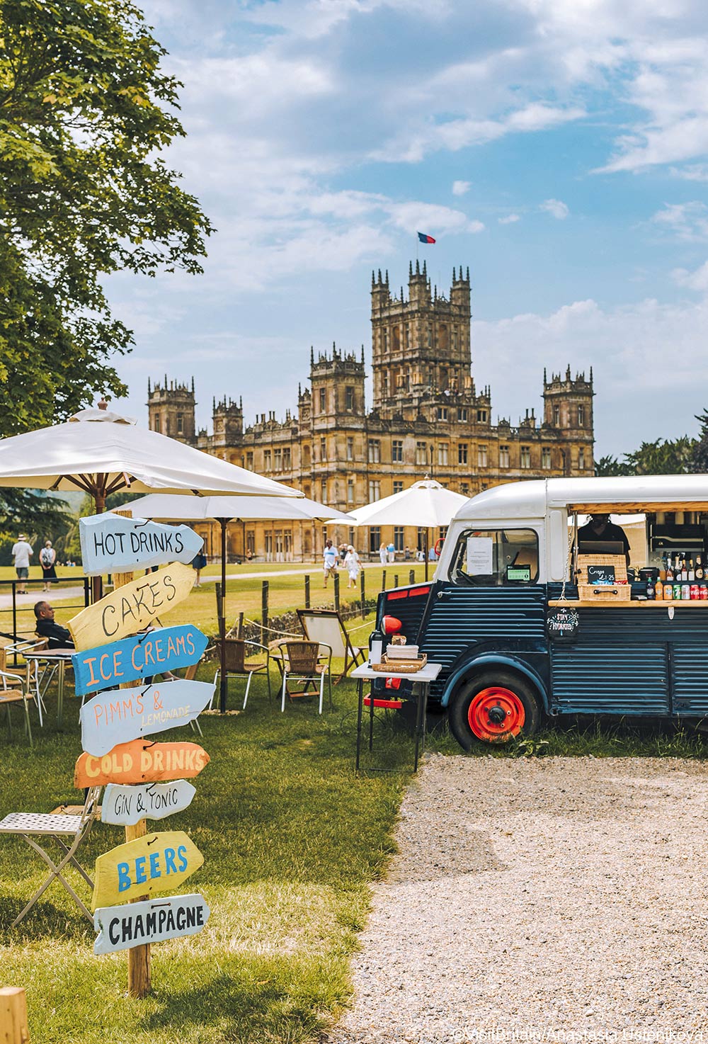 Highclere Castle dans le Hampshire, Angleterre