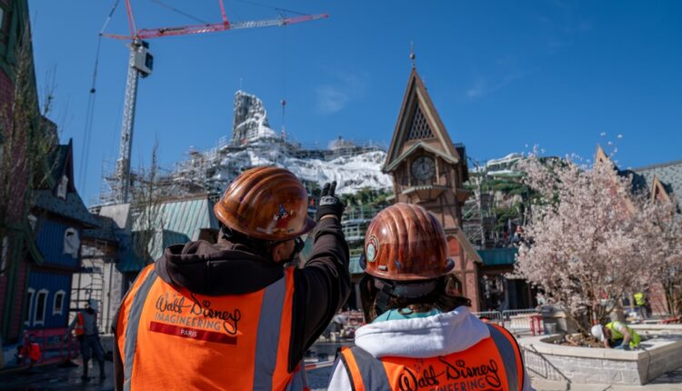 Chantier de World of Frozen à Disneyland Paris