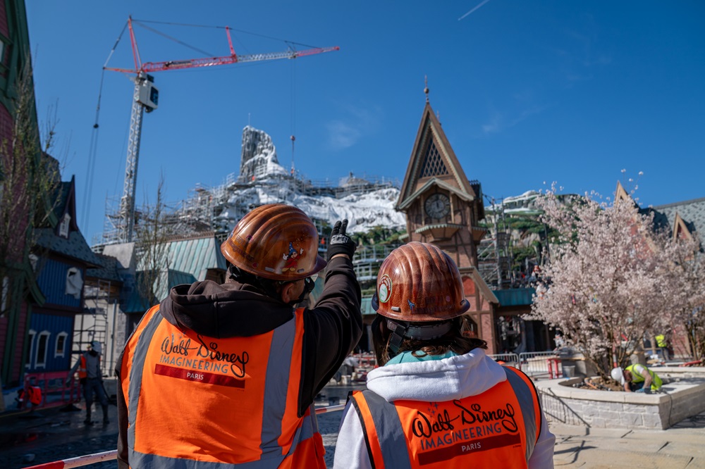 Chantier de World of Frozen à Disneyland Paris